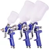 Set Pistoale de Vopsit HVLP SICOPRO AL827-2000P, 3 Pistoale, Valiză Aluminiu
