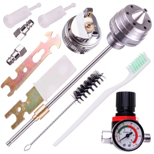 Set Pistoale Vopsit Sicopro HVLP, 2 Pistoale, Duze 0.8, 1.4, 1.7 mm