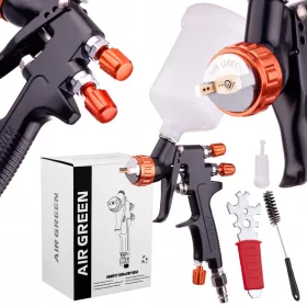 Pistol de Vopsit HVLP AirGreen SICO PRO, Duza 1.3 mm, 600 ml
