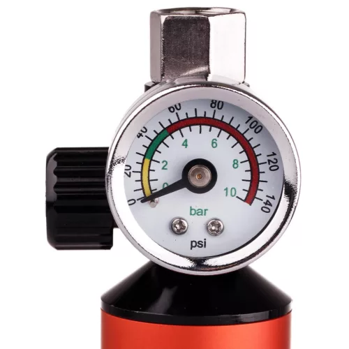Regulator presiune cu manometru și filtru Sicopro MF-10, 1/4", 0-10 bari