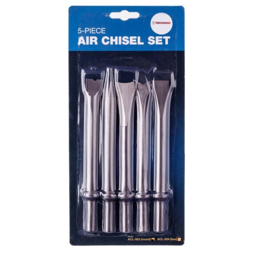 Set Dălți pentru Ciocan Pneumatic, 5 buc, 175 mm, Conexiune Rotundă 10mm