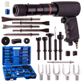 Ciocan Dăltuitor Pneumatic TC Technic AA0082, Set 25 Piese