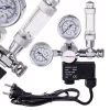 Regulator CO2 Acvariu cu Supapă Magnetică și Contor Bule 230V