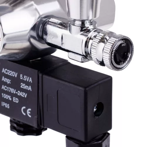 Regulator CO2 Acvariu cu Supapă Magnetică și Contor Bule 230V