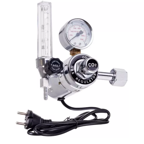 Regulator Gaz CO2/Argon cu Rotametru și Încălzitor, 25 l/min