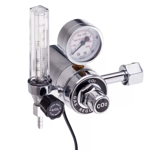 Regulator Gaz CO2/Argon cu Rotametru și Încălzitor, 25 l/min