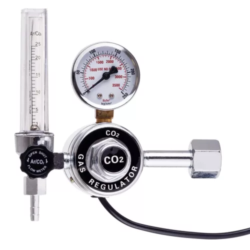 Regulator Gaz CO2/Argon cu Rotametru și Încălzitor, 25 l/min