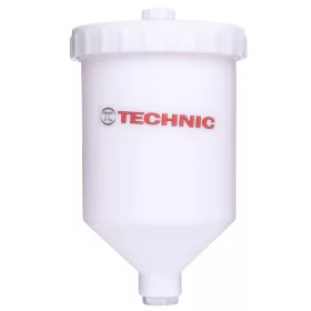   Rezervor vopsea TC Technic 600 ml, pentru pistol de vopsit prin gravitație