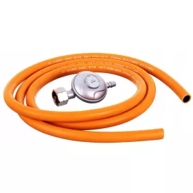   Set Conectare Aragaz Butelii 11kg cu Furtun Propan-Butan 2m, Regulator 30mbar
