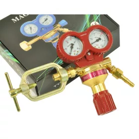   Regulator Acetilenă Profesional 5000 l/h, Dublă Supapă, Robust