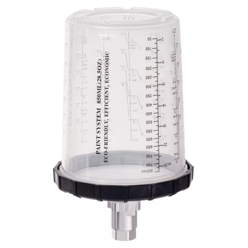 Set Pahare Amestec Vopsea 800ml cu Filtru 125μm și Adaptor, 50 buc