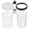 Set Pahare Amestec Vopsea 800ml cu Filtru 125μm și Adaptor, 50 buc