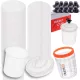 Set 50 Pahare Amestec Vopsea de Unică Folosință, 650 ml cu Filtre 125 μm