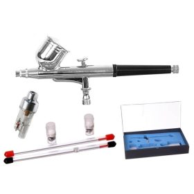   Aerograf Profesional HS-30KF cu Duze Interșanjabile (0.2, 0.3, 0.5 mm)