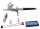 Aerograf Profesional HS-30KF cu Duze Interșanjabile (0.2, 0.3, 0.5 mm)