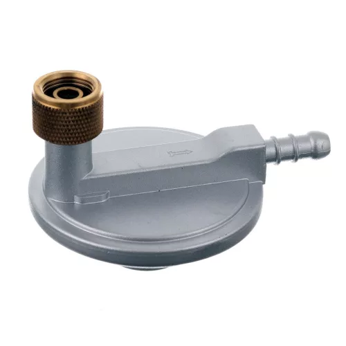 Regulator Presiune Propan-Butan Turistic 37 mbar, Adaptor 3/8" și Furtun 2m