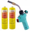 Arzător Gaz MAPP Turbo profesional 1900°C cu 2 butelii Castolin