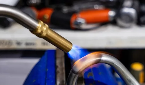Arzător cu gaz MAPP Turbo 1900°C, 2 butelii Castolin
