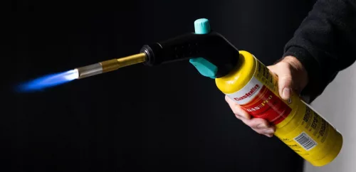 Arzător Gaz Propan MAPP cu 2 Duze și Aprindere Piezo