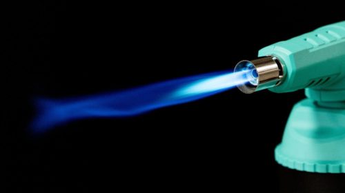 Arzător de Gaz cu Aprindere Piezo, 1300W, 1200°C