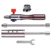 Arzător pe Gaz Demontabil cu Mâner din Lemn, Husă + Cartuș 220g și Adaptor 7/16"