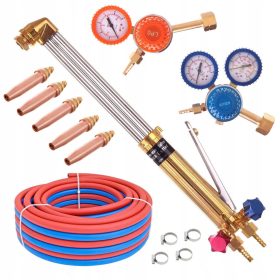 Set Arzător Gaz Profesional cu Reductoare Propan-Oxigen