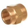 Sárgaréz szűkítő adapter 3/8" belső – 1/4" belső menet