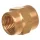 Sárgaréz szűkítő adapter 3/8" belső – 1/4" belső menet