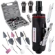 Set Polizor Pneumatic Drept cu Accesorii, 6/3 mm