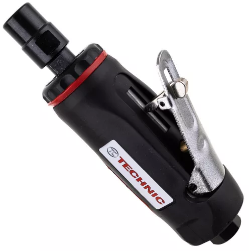 Set Polizor Pneumatic Drept cu Accesorii, 6/3 mm