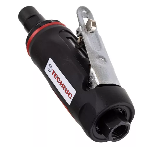Set Polizor Pneumatic Drept cu Accesorii, 6/3 mm
