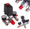 Presostat Compresor 230V cu Reductor și 2 Cuple Rapide