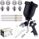 Pistol de Pulverizare Vopsea HVLP, 4 Duze (1.4-2.5 mm), 600 ml