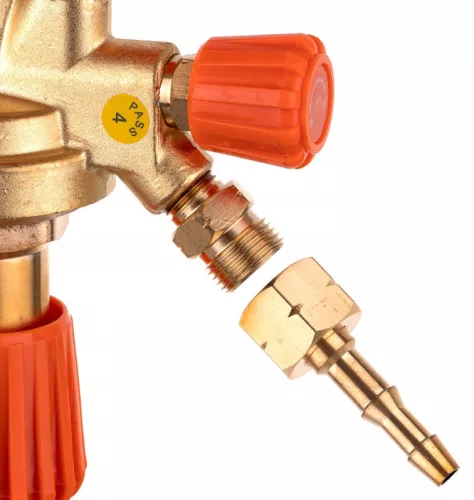 Regulator Presiune Technic 2078 Propan-Butan cu Manometru, 0-4 bar, Butelii 11 kg