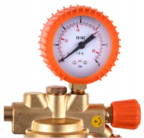 Regulator Presiune Technic 2078 Propan-Butan cu Manometru, 0-4 bar, Butelii 11 kg