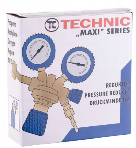 Regulator Presiune Technic 2078 Propan-Butan cu Manometru, 0-4 bar, Butelii 11 kg
