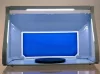 Cabină de Pictură Portabilă cu Iluminare LED, Ventilator Dublu și Platformă Rotativă