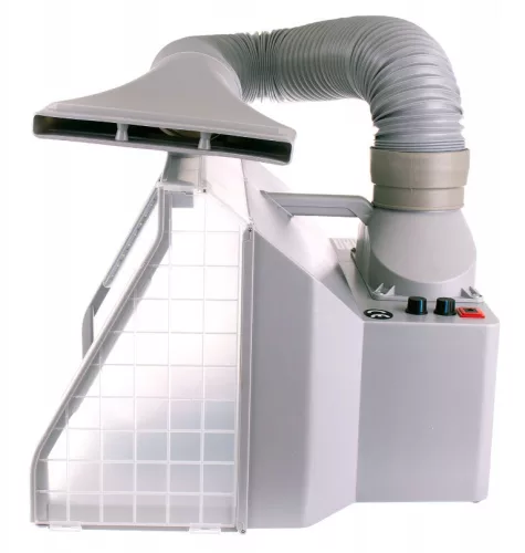 Cabină de Pictură Portabilă cu Iluminare LED, Ventilator Dublu și Platformă Rotativă