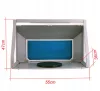Cabină de Pictură Portabilă cu Iluminare LED, Ventilator Dublu și Platformă Rotativă