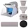 Mini Cabina Vopsire Portabila cu LED si Ventilator, 4 m³/min