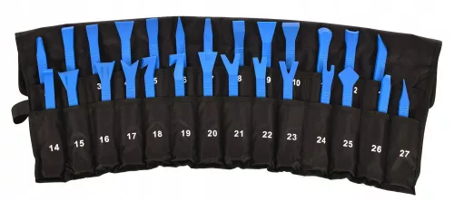 Set Profesional de Instrumente pentru Tapițerie, 27 Piese, Plastic Armat cu Fibră de Sticlă