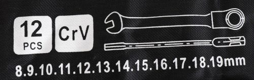 Set Chei Inelare cu Clichet și Articulație TC Technic, 8-19 mm, 12 Buc.