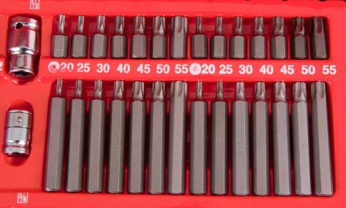 Set bituri TORX TC Technic 54 piese, Cr-V, 30/75mm