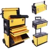 Cărucior de Atelier cu Ladă Scule TC Technic, 3 Segmente, Robust