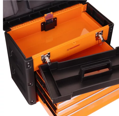 Cutie de Unelte TC Technic cu 3 Sertare Metalice, 50 cm