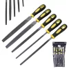 Set 5 Pile Manuale pentru Metale 200mm, Mâner Antialunecare
