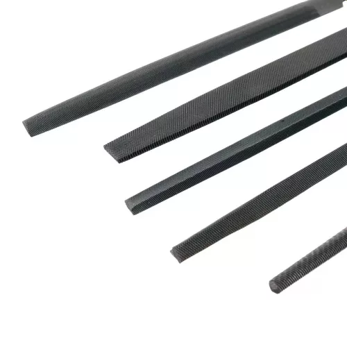 Set 5 Pile Manuale pentru Metale 200mm, Mâner Antialunecare