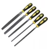 Set 5 Pile Manuale pentru Metale 200mm, Mâner Antialunecare