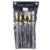 Set 5 Pile Manuale pentru Metale 200mm, Mâner Antialunecare
