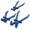 Set profesional clești fixare furtunuri, 3 buc, plastic durabil